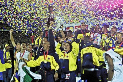 Colombia se consagró por primera vez como campeón de la Copa América en el 2001.