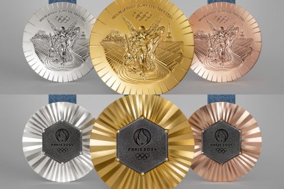 Estas son las medallas de los juegos Olímpicos 2024.