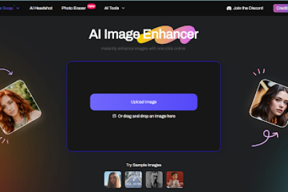 herramienta de mejora de fotos, que refuerza la claridad de la imagen