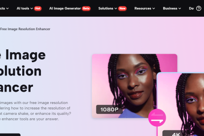 CapCut utiliza inteligencia artificial para aumentar la resolución de la imagen