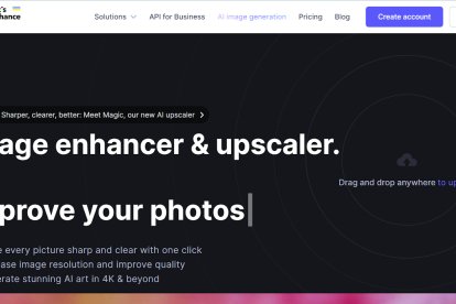 Let's Enhance mejora imágenes de baja calidad