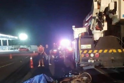 Lamentablemente el motociclista falleció.