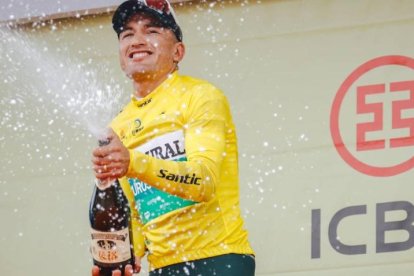 Así celebró Jefferson Cepeda.