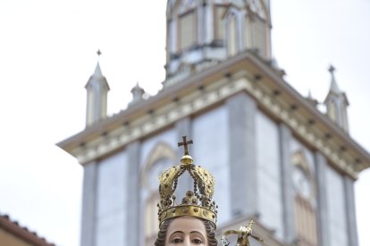 Los festejos a la Virgen, en Zaruma, se iniciaron con el pregón religioso.