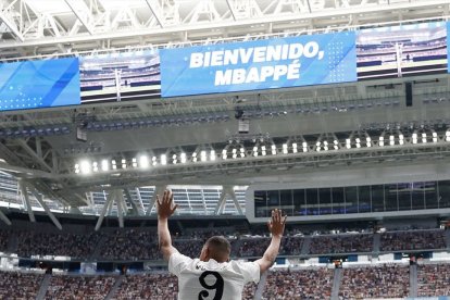 Mbappé fue presentado este martes 16 de julio.