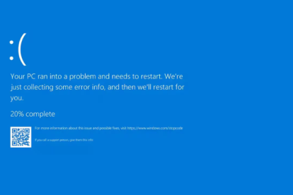 El mensaje que se muestra en algunos ordenadores con Microsoft.