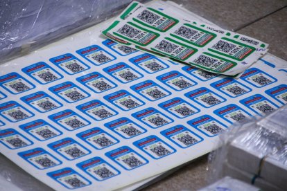 En Durán se desmantelo un centro de acopio ilegal de documentos vehiculares.