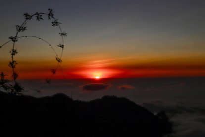 Los atardeceres parecen mágicos en los páramos.