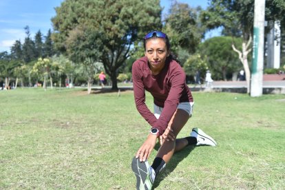 La ecuatoriana entrena desde hace varias semanas enfocada específicamente en París 2024.