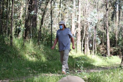 Llegan personas de todas las edades, solos o en grupo, también con mascotas.
