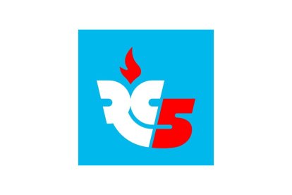 Este es el logo del movimiento Revolución Ciudadana RC5.