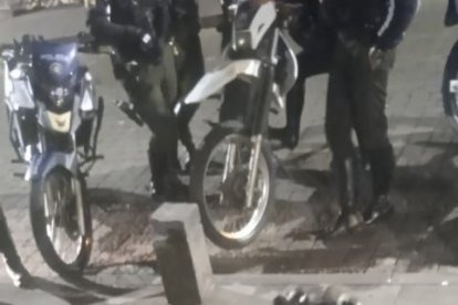 Tres de las cuatro flores de acanto del monumento han sido robadas.