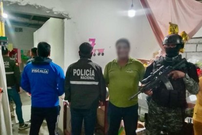 El detenido fue presentado por las autoridades
