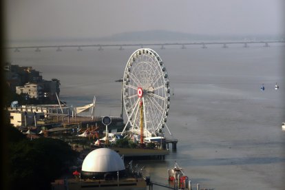 La primera noria o rueda gigante del Ecuador.