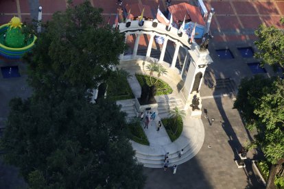 El Hemiciclo de La Rotonda ha sido escenario de diversos actos cívicos.