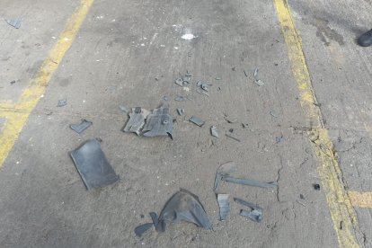 Luego de la detonación solo hubo daños materiales.