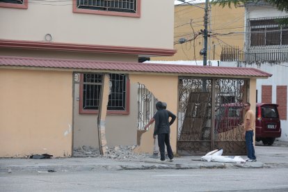 La mañana de este 26 de julio, así estaba la vivienda.