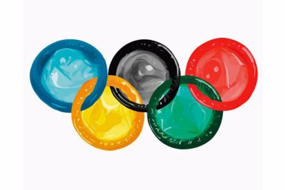 Los condones son parte de los Juegos Olímpicos.