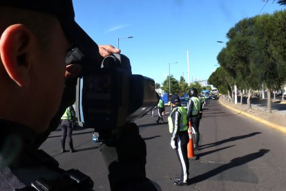 Al menos 15 agentes se desplegaron en el operativo.