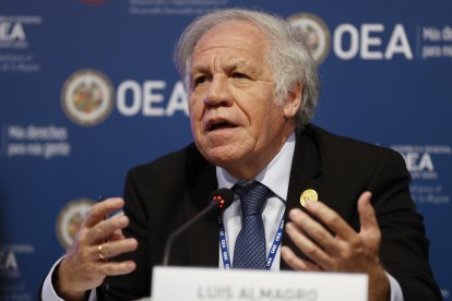 El secretario general de la Organización de Estados Americanos (OEA), Luis Almagro.