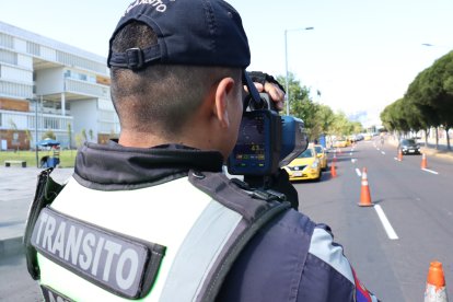 Los cinemómetros están ubicados más o menos a un kilómetro del sitio donde fue el operativo.