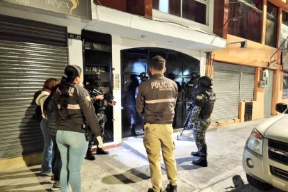 Los agentes que intervinieron en el operativo forman parte de la Fuerza Investigativa contra la Extorsión (FICE).