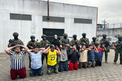 Los detenidos fueron puestos a órdenes de la justicia.