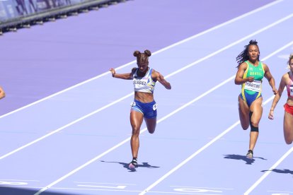 Anahí Suárez terminó su participación en la quinta posición de la repesca.