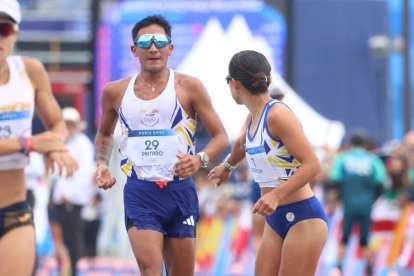 La dupla Glenda Morejón y Daniel Pintado hizo un tiempo de 2:51:22.