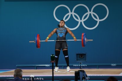 Angie Palacios en París 2024.