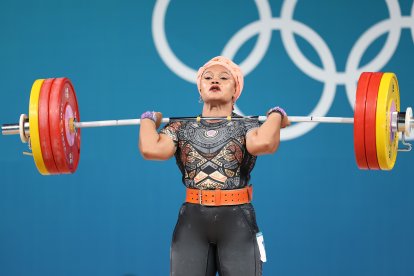 Neisi dio su mejor esfuerzo en la competencia.