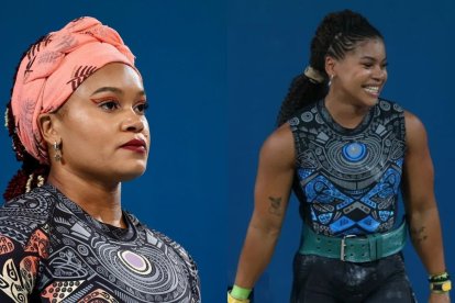 Neisi Dajomes y Angie Palacios se lucieron en los Juegos Olímpicos.