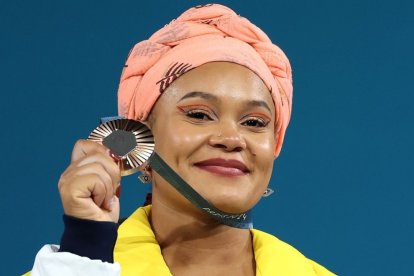 Neisi Dajomes logró el bronce para Ecuador en París 2024.