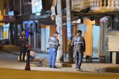 La Policía llegó a levantar indicios balísticos.