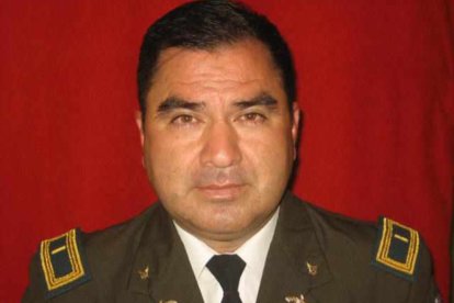 Víctor Amado Gaibor Verdezoto, mayor de Policía.