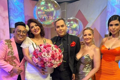 Lazito, Cinthya Coppiano, Dieter Hoffmann, Marián Sabaté y Conny Garcés