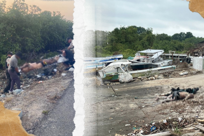 El miércoles sacaron un cuerpo del mar y al día siguiente recuperaron el de la mujer y el de otro hombre.