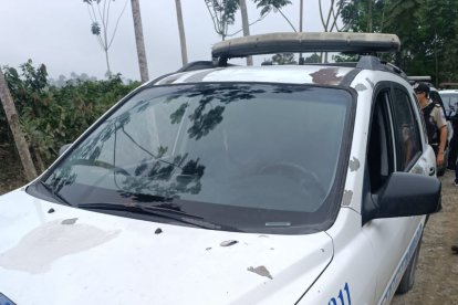 Los criminales arremetieron contra la Policía durante su huida.