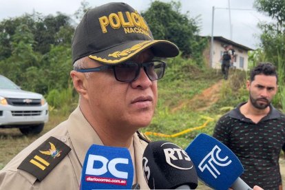 René Cañar, jefe policial de Pasaje, explicó cuáles serían los sitios desde donde habrían llevado a los asesinados.