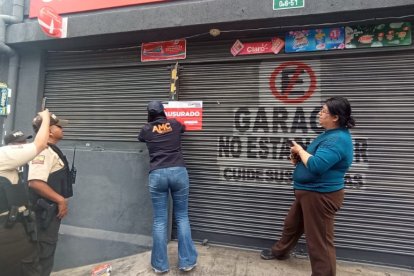 Cerca de la Universidad Central se encontró un garage convertido en cantina