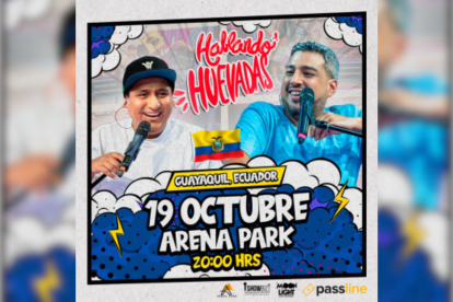 Hablando Huevadas en Guayaquil, el 19 de octubre de 2024.