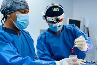 El menor fue operado de emergencia.