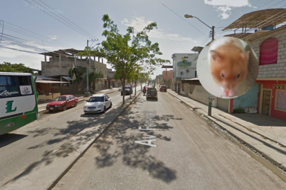 Avenida Ferroviaria en Machala.