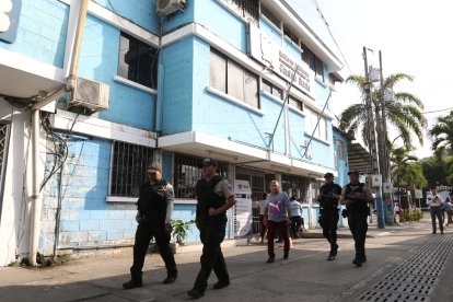 El Municipio de Durán fue intervenido por agentes policiales el 14 de agosto.