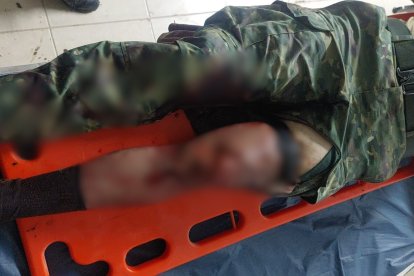 Los uniformados corrieron riesgo cuando empezaron a recibir disparos.