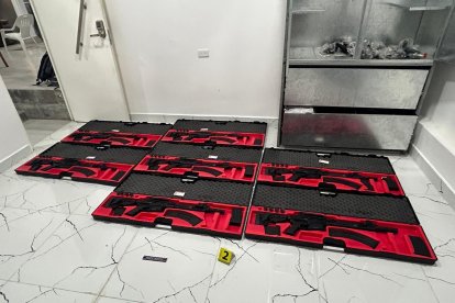 La Policía detalló que entre lo incautado están armas largas.
