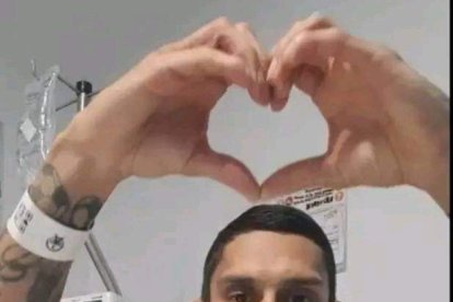 Pablo Acosta en su despedida de la vida