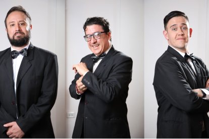 Iván (i) y Francisco (d) en sus inicios teloneaban a Ave, hasta que empezaron a trabajar juntos. El show 'Impresentables' será una muestra.