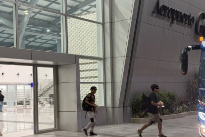 El vuelo llegó el jueves 29 de agosto a Manta desde el lado Pacífico del canal de Panamá.