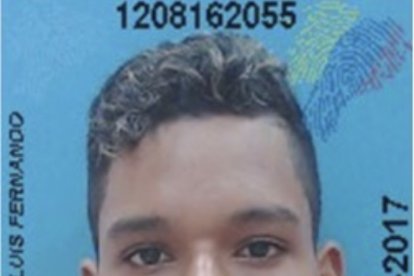 La víctima, Luis Fernando Franco Morán.